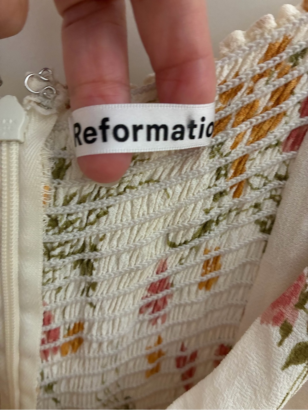 Reformation Juliette Floral Midi Dress 18 - Picture 6 of 12